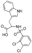 2-[[(2,3-DICHLOROPHENYL)SULFONYL]AMINO]-3-(1H-INDOL-3-YL)PROPANOIC ACID Struktur