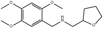 (TETRAHYDRO-FURAN-2-YLMETHYL)-(2,4,5-TRIMETHOXY-BENZYL)-AMINE Struktur