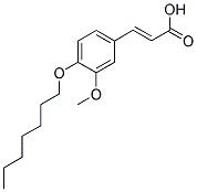 (2E)-3-[4-(HEPTYLOXY)-3-METHOXYPHENYL]ACRYLIC ACID Struktur