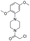 2-CHLORO-1-[4-(2,5-DIMETHOXY-PHENYL)-PIPERAZIN-1-YL]-ETHANONE Struktur