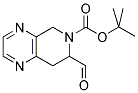 7-FORMYL-7,8-DIHYDRO-5H-PYRID[3,4-B]PYRAZINE-6-CARBOXYLIC ACID-6-TERT-BUTYL ESTER Struktur