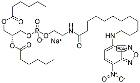 N-(NBD-AMINODODECANOYL)1,2-DIHEXANOYL-SN-GLYCERO-3-PHOSPHOETHANOLAMINE SODIUM SALT Struktur