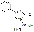 5-OXO-3-PHENYL-2,5-DIHYDRO-1H-PYRAZOLE-1-CARBOXIMIDAMIDE Struktur