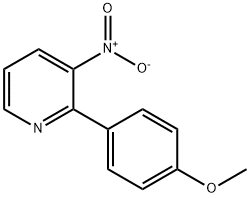 2-(4-METHOXYPHENYL)-3-NITROPYRIDINE Struktur