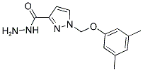 1-(3,5-DIMETHYL-PHENOXYMETHYL)-1 H-PYRAZOLE-3-CARBOXYLIC ACID HYDRAZIDE Struktur