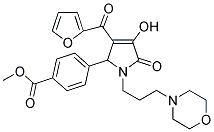 METHYL 4-(3-(FURAN-2-CARBONYL)-4-HYDROXY-1-(3-MORPHOLINOPROPYL)-5-OXO-2,5-DIHYDRO-1H-PYRROL-2-YL)BENZOATE Struktur