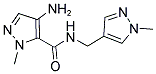 4-AMINO-2-METHYL-2 H-PYRAZOLE-3-CARBOXYLIC ACID (1-METHYL-1 H-PYRAZOL-4-YLMETHYL)-AMIDE Struktur