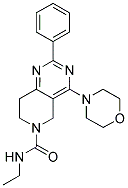 4-MORPHOLIN-4-YL-2-PHENYL-7,8-DIHYDRO-5H-PYRIDO[4,3-D]PYRIMIDINE-6-CARBOXYLIC ACID ETHYLAMIDE Struktur