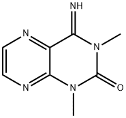 4-IMINO-1,3-DIMETHYL-3,4-DIHYDRO-2(1H)-PTERIDINONE Struktur