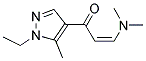 3-DIMETHYLAMINO-1-(1-ETHYL-5-METHYL-1H-PYRAZOL-4-YL)-PROPENONE Struktur