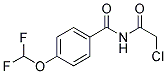 N-(2-CHLORO-ACETYL)-4-DIFLUOROMETHOXY-BENZAMIDE Struktur