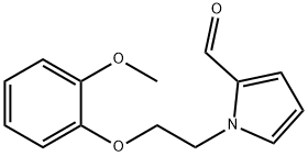 1-[2-(2-METHOXY-PHENOXY)-ETHYL]-1H-PYRROLE-2-CARBALDEHYDE Struktur