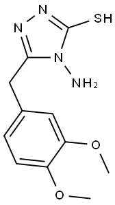 4-AMINO-5-(3,4-DIMETHOXY-BENZYL)-4H-[1,2,4]TRIAZOLE-3-THIOL Struktur