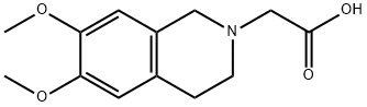 (6,7-DIMETHOXY-3,4-DIHYDRO-1H-ISOQUINOLIN-2-YL)-ACETIC ACID Struktur