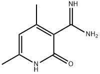 2-HYDROXY-4,6-DIMETHYL-NICOTINAMIDINE Struktur