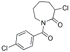 3-CHLORO-1-(4-CHLOROBENZOYL)AZEPAN-2-ONE Struktur