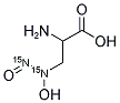 D,L-ALANOSINE-15N2 Struktur