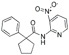 N-(3-NITRO(2-PYRIDYL))(PHENYLCYCLOPENTYL)FORMAMIDE Struktur