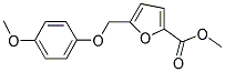 5-(4-METHOXY-PHENOXYMETHYL)-FURAN-2-CARBOXYLIC ACID METHYL ESTER Struktur