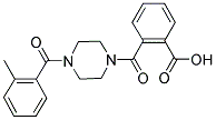 2-([4-(2-METHYLBENZOYL)PIPERAZIN-1-YL]CARBONYL)BENZOIC ACID Struktur