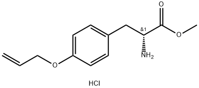 H-D-TYR(ALL)-OME HCL Struktur