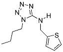 1-BUTYL-N-(THIEN-2-YLMETHYL)-1H-TETRAZOL-5-AMINE Struktur