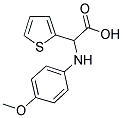 (4-METHOXY-PHENYLAMINO)-THIOPHEN-2-YL-ACETIC ACID Struktur