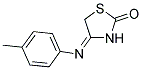 (4E)-4-[(4-METHYLPHENYL)IMINO]-1,3-THIAZOLIDIN-2-ONE Struktur