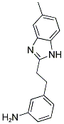 3-[2-(5-METHYL-1 H-BENZOIMIDAZOL-2-YL)-ETHYL]-PHENYLAMINE Struktur