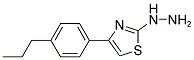 [4-(4-PROPYL-PHENYL)-THIAZOL-2-YL]-HYDRAZINE Struktur