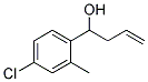 4-(4-CHLORO-2-METHYLPHENYL)-1-BUTEN-4-OL Struktur