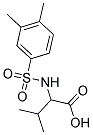 2-[[(3,4-DIMETHYLPHENYL)SULFONYL]AMINO]-3-METHYLBUTANOIC ACID Struktur