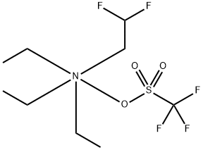 2,2-DIFLUOROETHYL TRIETHYLAMMONIUM TRIFLATE Struktur