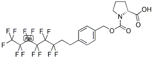 N-(F13 CBZ) D-PROLINE Struktur