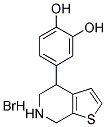 4-(3,4-DIHYDROXYPHENYL)-4,5,6,7-TETRAHYDROTHIENO[2,3-C]PYRIDINE Struktur