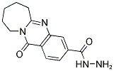 12-OXO-6,7,8,9,10,12-HEXAHYDROAZEPINO[2,1-B]QUINAZOLINE-3-CARBOHYDRAZIDE Struktur