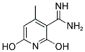 2,6-DIHYDROXY-4-METHYL-NICOTINAMIDINE Struktur