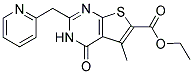 ETHYL 5-METHYL-4-OXO-2-(PYRIDIN-2-YLMETHYL)-3,4-DIHYDROTHIENO[2,3-D]PYRIMIDINE-6-CARBOXYLATE Struktur