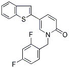 5-(1-BENZOTHIEN-2-YL)-1-(2,4-DIFLUOROBENZYL)PYRIDIN-2(1H)-ONE Struktur