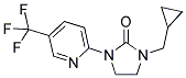 1-(CYCLOPROPYLMETHYL)-3-[5-(TRIFLUOROMETHYL)PYRIDIN-2-YL]IMIDAZOLIDIN-2-ONE Struktur