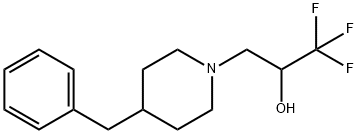 3-(4-BENZYLPIPERIDINO)-1,1,1-TRIFLUORO-2-PROPANOL Struktur