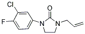 1-ALLYL-3-(3-CHLORO-4-FLUOROPHENYL)IMIDAZOLIDIN-2-ONE Struktur