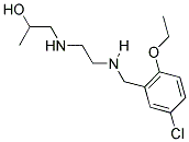 1-((2-((5-CHLORO-2-ETHOXYBENZYL)AMINO)ETHYL)AMINO)PROPAN-2-OL Struktur