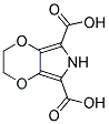 3-4-ETHYLENEDIOXYPYRROLE-2,5-DICARBOXYLIC ACID Struktur