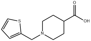 1-(THIEN-2-YLMETHYL)PIPERIDINE-4-CARBOXYLIC ACID Struktur