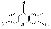 4-ISOCYANO-2-CHLORO-ALPHA-(4-CHLORPHENYL)-5-METHYLBENZYLCYANIDE Struktur