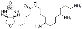 (+)-BIOTINYL-1,4,8,11-TETRAAMINOUNDECANE Struktur