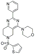 4-MORPHOLIN-4-YL-2-PYRIDIN-3-YL-6-(THIOPHENE-2-SULFONYL)-5,6,7,8-TETRAHYDRO-PYRIDO[4,3-D]PYRIMIDINE Struktur