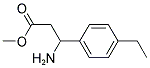 3-AMINO-3-(4-ETHYL-PHENYL)-PROPIONIC ACID METHYL ESTER Struktur