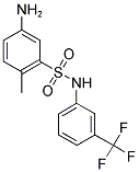 5-AMINO-2-METHYL-N-[3-(TRIFLUOROMETHYL)PHENYL]BENZENESULFONAMIDE Struktur